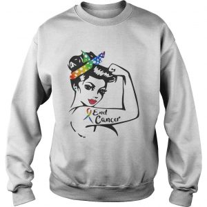Strong girl End Cancer Sweatshirt