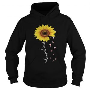 Sunflower choose kind wine Hoodie