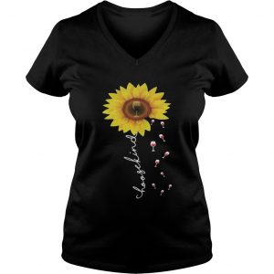 Sunflower choose kind wine Ladies Vneck