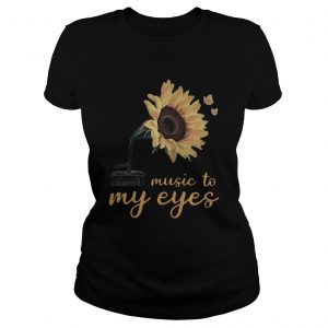 Sunflower music to my eyes ladies tee