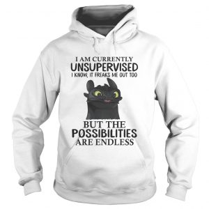 Toothless I am currently unsupervised I know It freaks me out too Hoodie