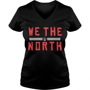 Toronto Raptors We The North Slogan Ladies Vneck