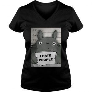 Totoro I hate people Ladies Vneck