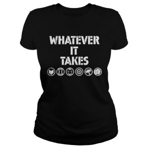 What ever it takes Marvel symbols Ladies Tee