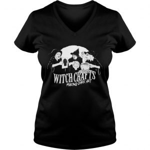 Witch crafts making dark art Ladies Vneck