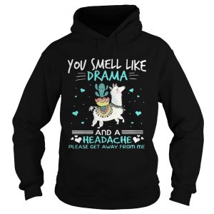 You smell like drama and a headache llama Hoodie