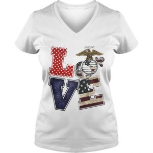 American Eagle Love Freedom Ladies Vneck