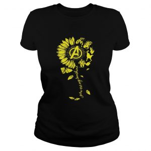 Avengers you are my sunshine flower Ladies Tee