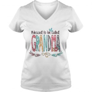 Blessed to be called Grandma Ladies Vneck