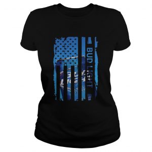 Bud light US flag Ladies Tee