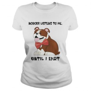 Bulldog Funny Ladies Tee