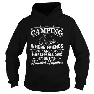 Camping where friends and marshmallows get Toasted Together Hoodie
