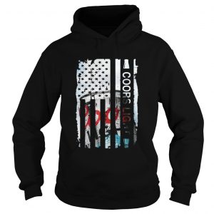 Coors Light flag America Hoodie