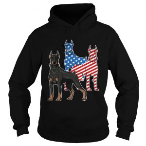 Doberman Dog Flag Hoodie