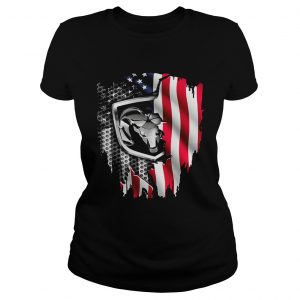 Dodge Ram American flag Ladies Tee
