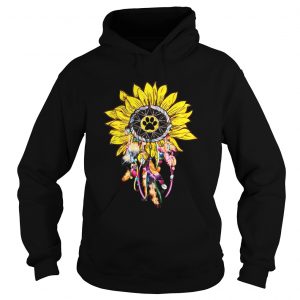 Dreamcatcher Sunflower Dog Paw Hoodie