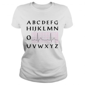 Electrocardiography ECG A B C D E F G H I K L M N O P QRS T U V W X Y Z Ladies Tee