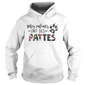 Flower Mes enfants ont des pattes Hoodie