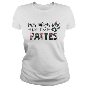 Flower Mes enfants ont des pattes Ladies Tee