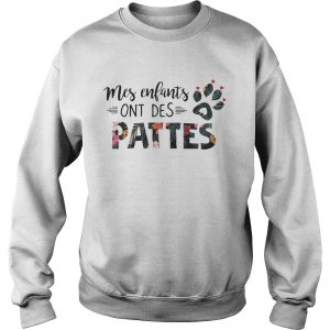Flower Mes enfants ont des pattes Sweatshirt