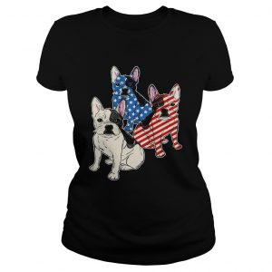 French Bulldog Flag Ladies Tee