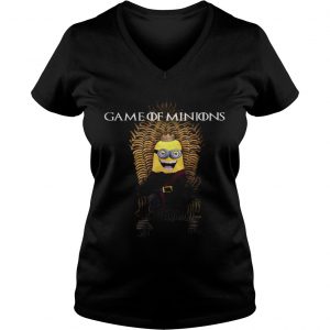 Game of Minions Iron throne Ladies Vneck