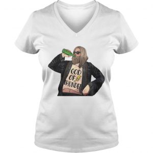 God Of Thunder Drunk Ladies vneck