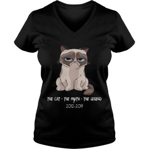 Grumpy the cat the myth the legend 20122019 Ladies Vneck