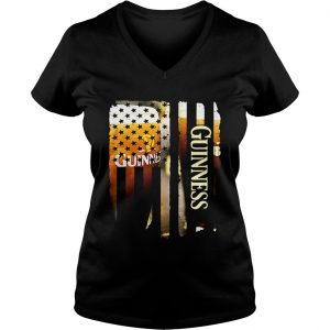 Guinness America flag Ladies Vneck