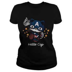 Hello Kitty Captain America Ladies Tee