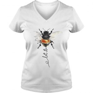 Hippie Bee Let It Be Ladies Vneck