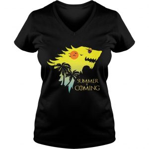 House Stark summer is coming Game of Thrones Ladies Vneck