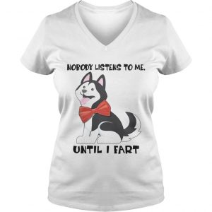 Husky Funny Ladies Vneck