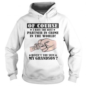 I Have The Best Partner In Crime Havent You Seen My Grandson Hoodie