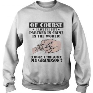 I Have The Best Partner In Crime Havent You Seen My Grandson Sweatshirt