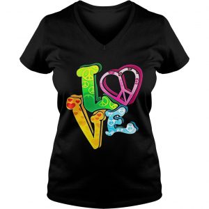 Love Hippie Ladies Vneck