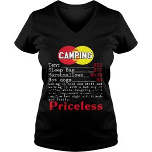 Mastercard Camping Priceless Ladies Vneck