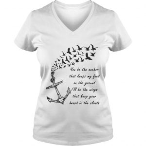 Mayday Parade songs you be the anchor that keeps my feet on the ground Ladies Vneck