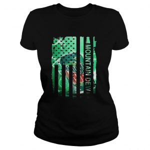 Mountain Dew US flag Ladies Tee
