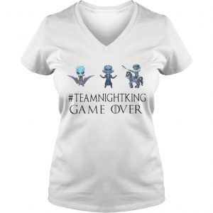 Night King teamnightking Game over Game of Thrones Ladies Vneck