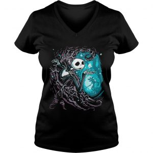 Nightmare before Christmas Ladies Vneck