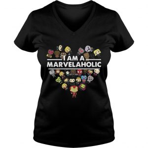 Official I am a Marvelaholic Ladies Vneck