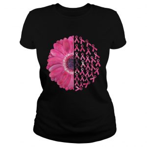 Pink Flower Breast Cancer Survivor Ladies Tee