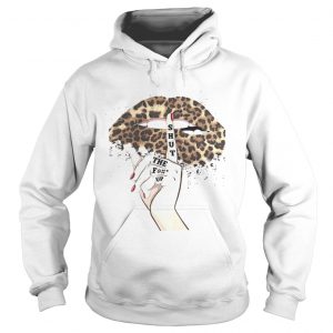 Shut The Fuck Up Leopard Lips Hoodie