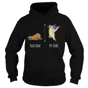 Sloth unicorn your aunt my aunt Hoodie