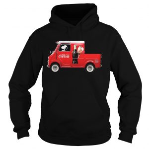 Snoopy Drink CoCa Red Car Hoodie