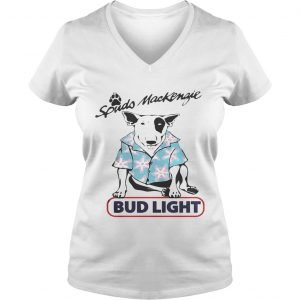 Spuds Mackenzie Bud light Ladies Vneck
