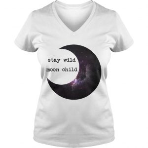 Stay Wild Moon Child Ladies Vneck