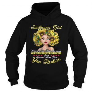 Sunflower girl knows more than she says Hoodie