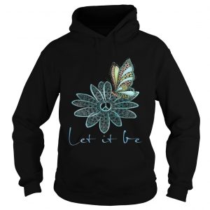 The Beatles Flower Butterfly Let It Be Hoodie